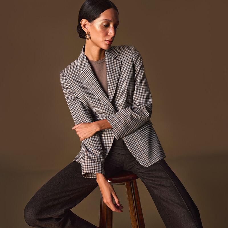 Kisha Açık Kahverengi Ceket 