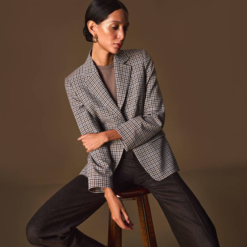 Kisha Açık Kahverengi Ceket - 1