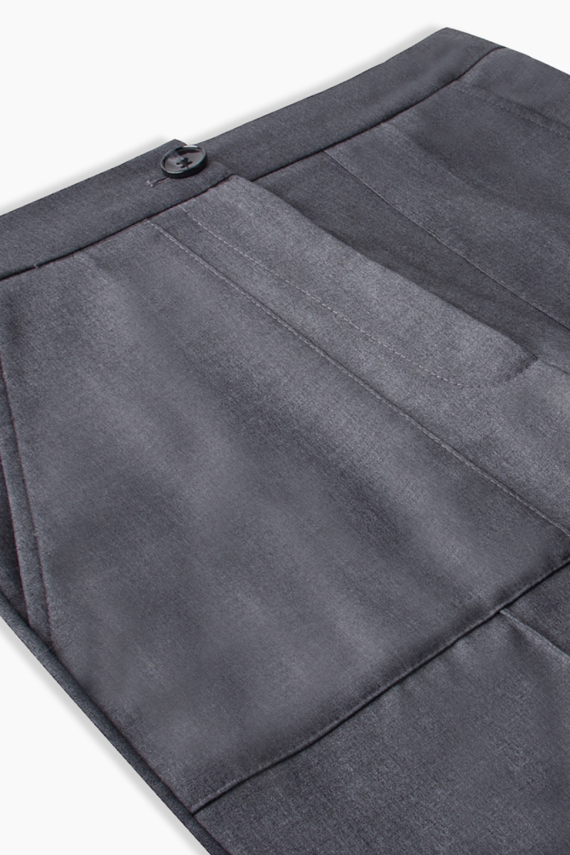 Morgan Gri Pantolon - 3