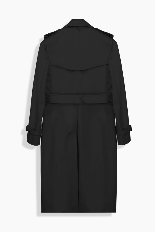 Morisa Siyah Trençkot - SARAR WOMAN