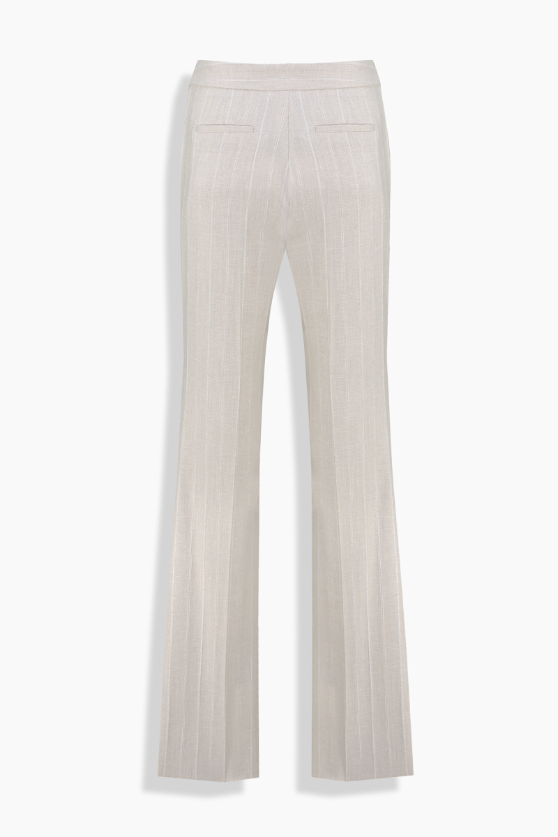 Perrie Çizgili Bej Pantolon - 2