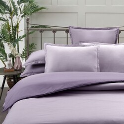 Fancy Stripe Lila King Size Nevresim Takımı - SAREV