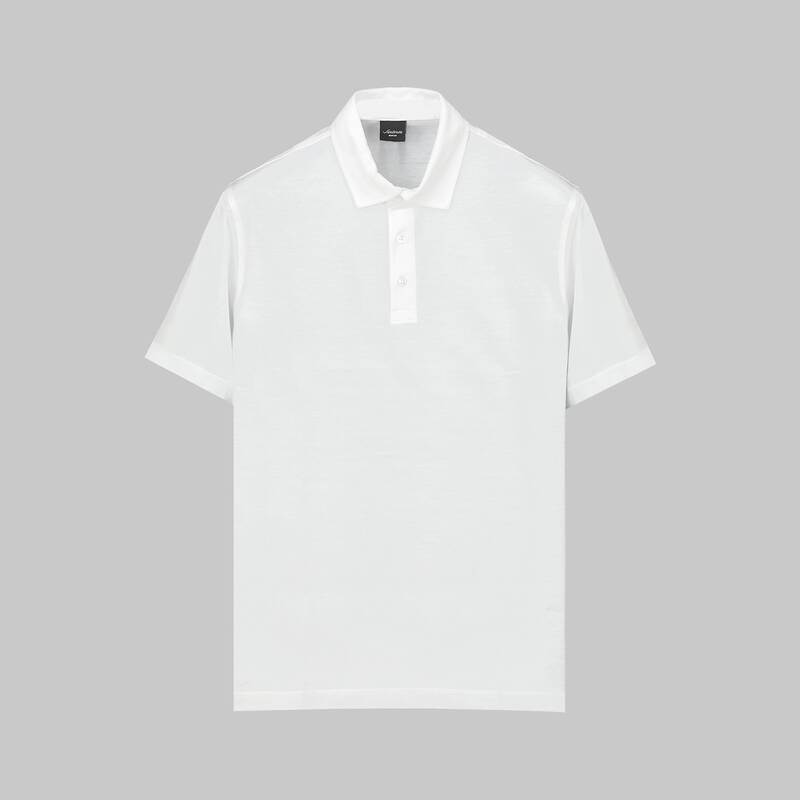 Erkek Polo Yaka Beyaz Tişört - 1