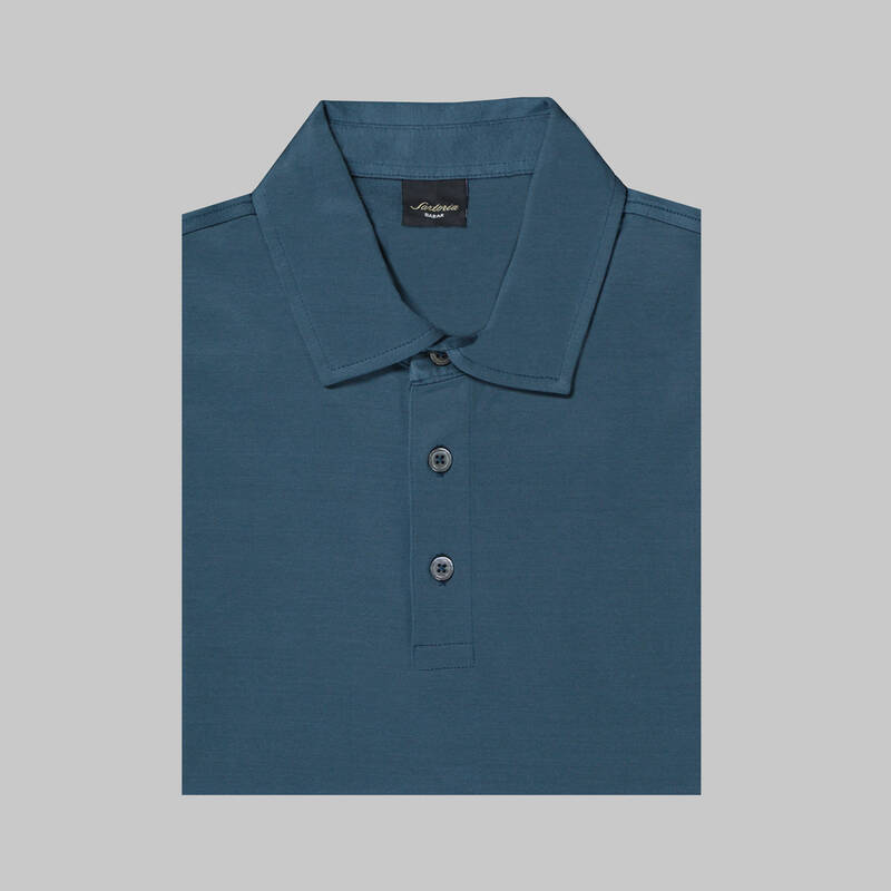 Erkek Polo Yaka Mint Yeşil Tişört - 3