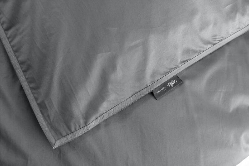 Sartoria Pamuk Saten Nevresim Takımı King Size Gri - 5