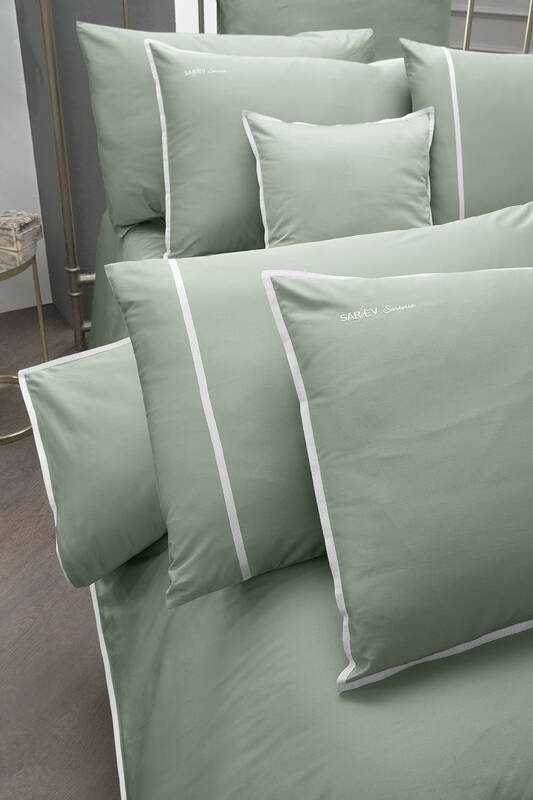 Sartoria Pamuk Saten Nevresim Takımı King Size Yeşil - 4