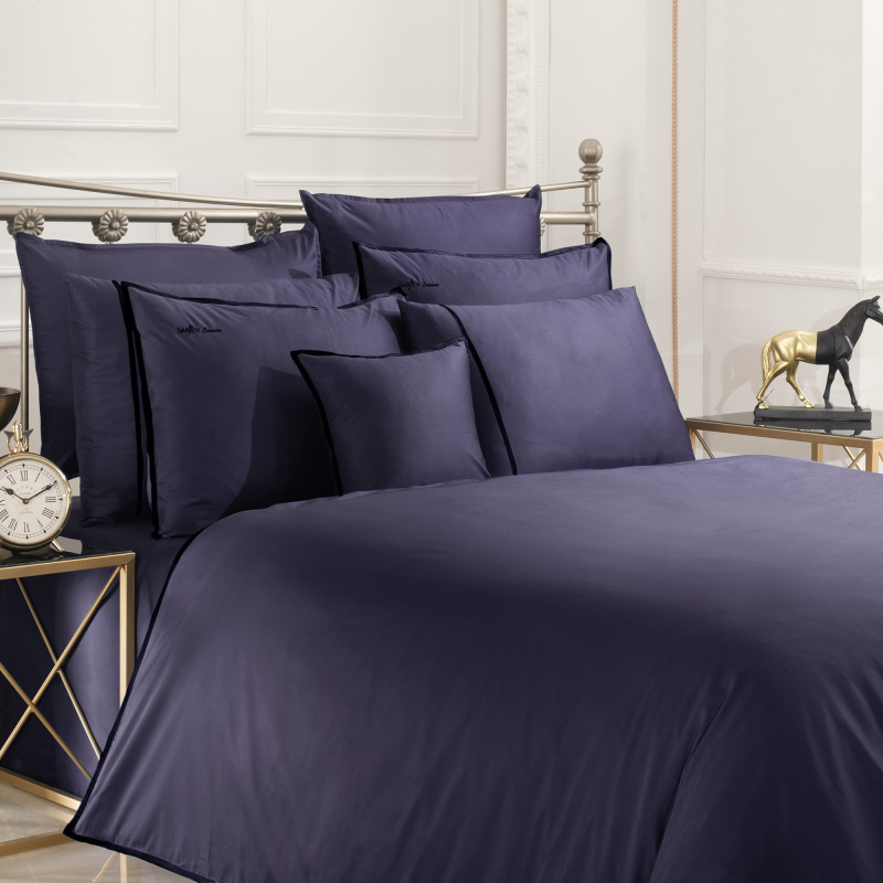 Sartoria Pamuk Saten King Size Nevresim TakımıLacivert 
