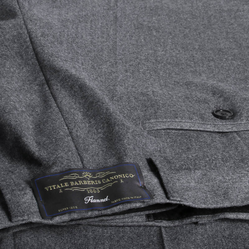 Saxon Açık Gri Kumaş Pantolon - 4