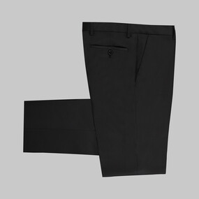 Siyah Saxon Yün Pantolon - SARAR