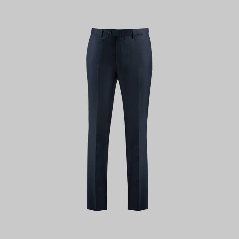 Lacivert Saxon Kumaş Pantolon - 1