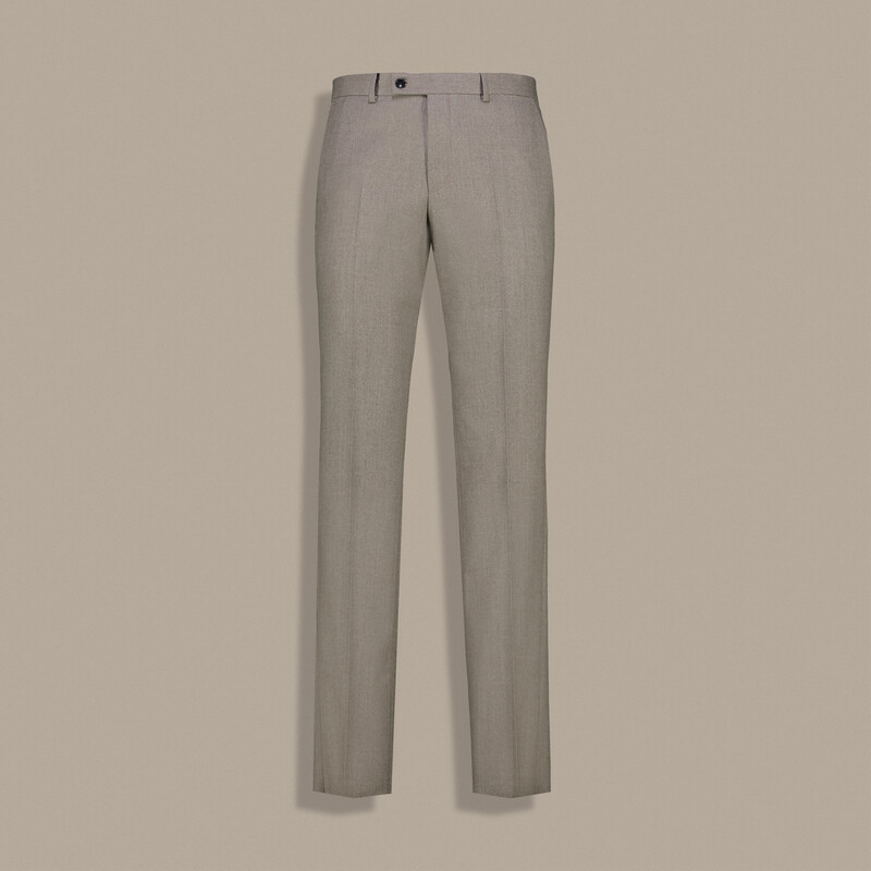 Saxon Koyu Bej Yün Pantolon 