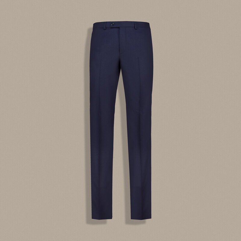 Saxon Lacivert Yün Pantolon 