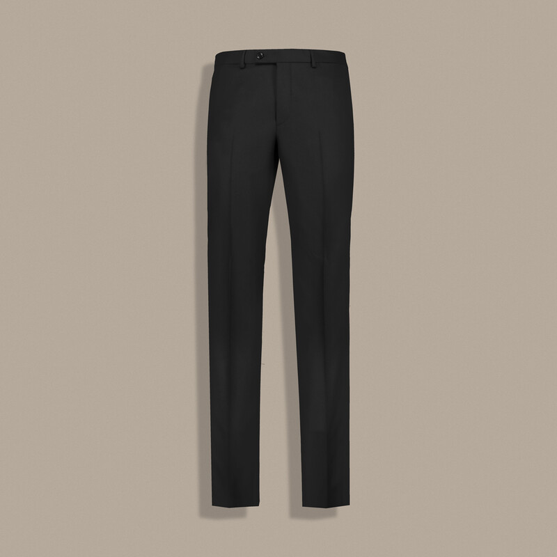 Saxon Siyah Yün Pantolon 