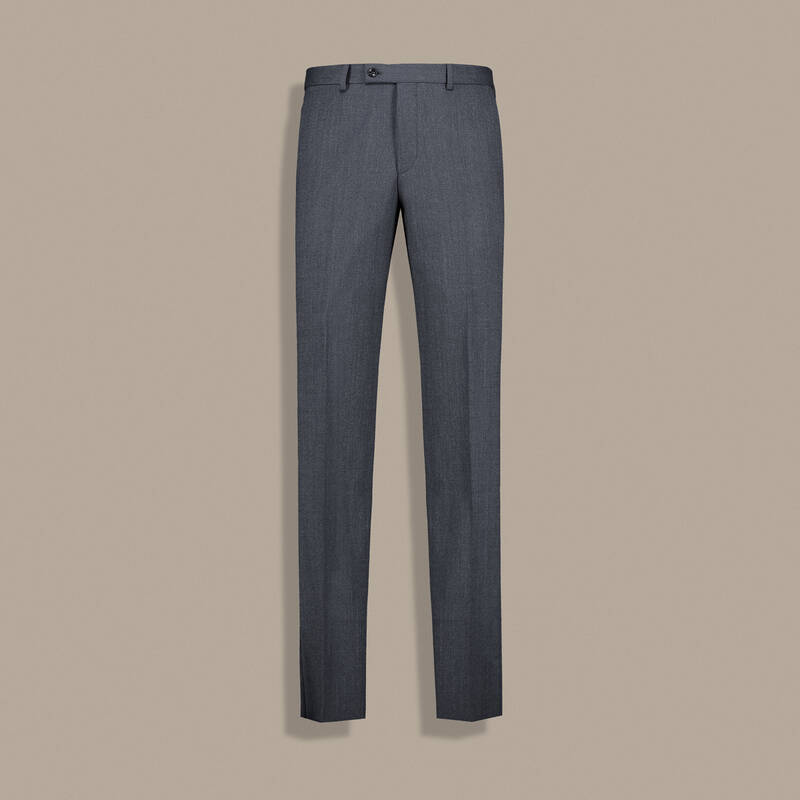 Saxon Klasik Gri Pantolon - 1