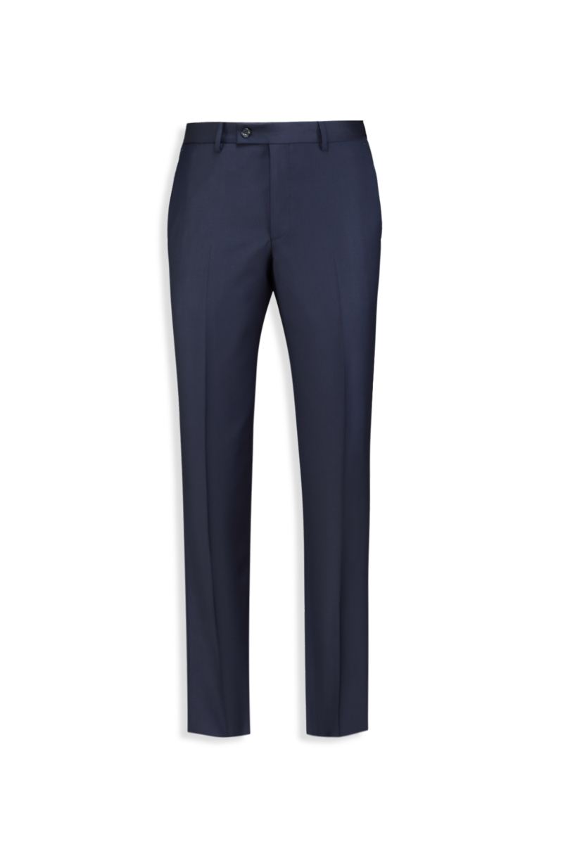 Premium Saxon Regular Fit Lacivert Kumaş Pantolon - 1