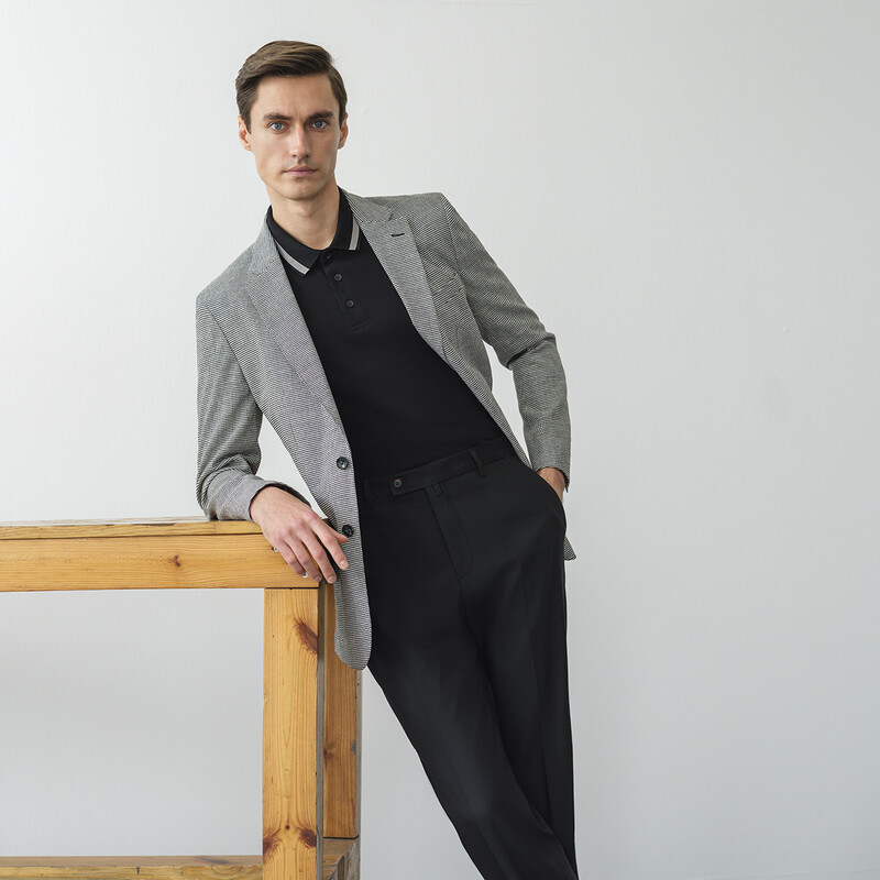 Siyah Saxon Pantolon - SARAR