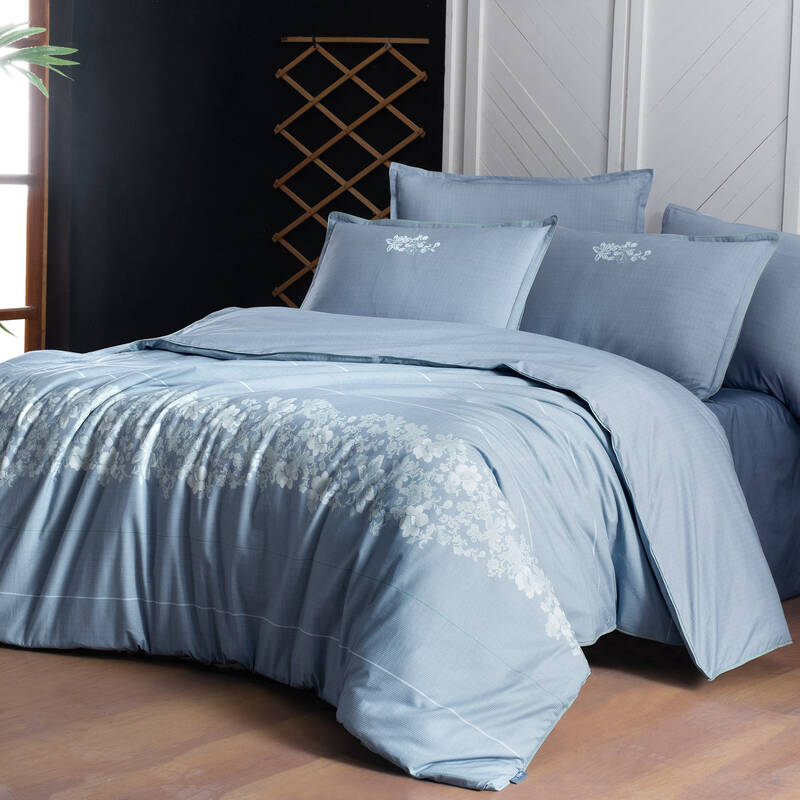Sedona Fancy Mavi Çift Kişilik Nevresim Takımı - 3