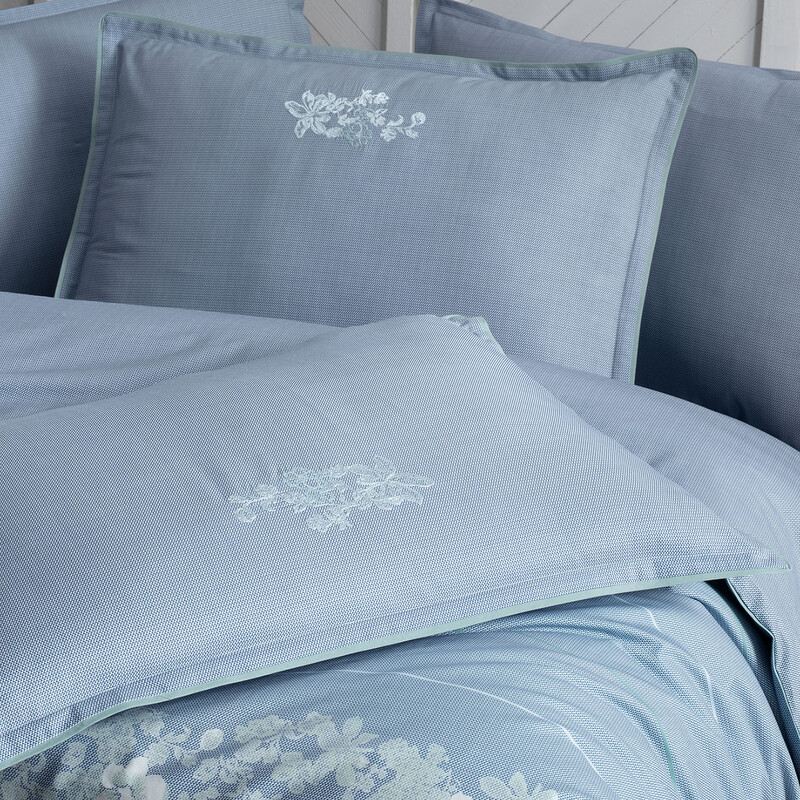 Sedona Fancy Tek Kişilik Mavi Nevresim Takımı - SAREV