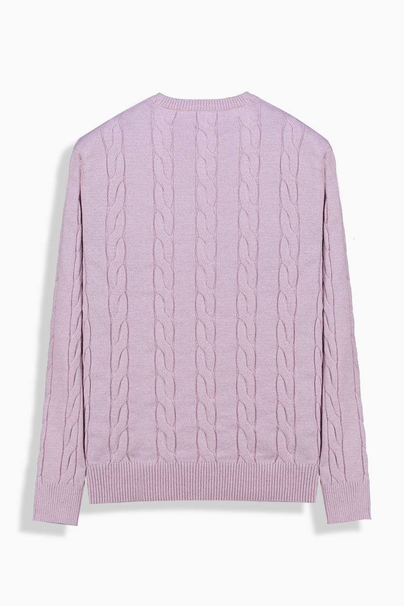 Seraphine Bisiklet Yaka Pembe Triko - 2