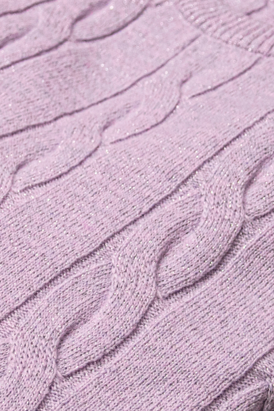 Seraphine Bisiklet Yaka Pembe Triko - SARAR WOMAN