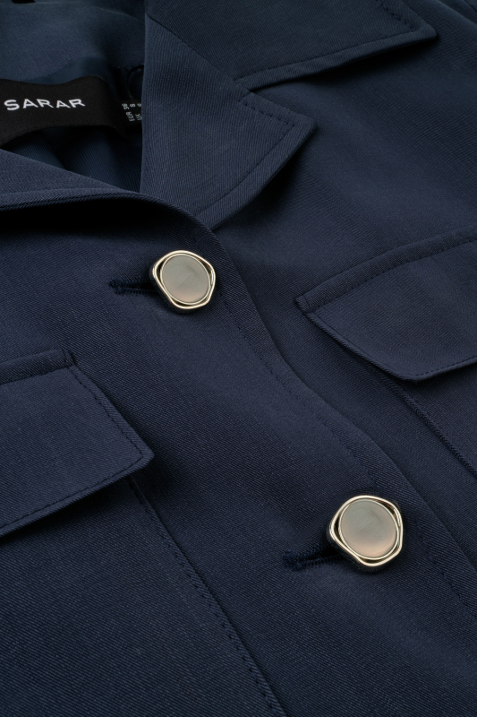 Seth Lacivert Ceket - SARAR WOMAN