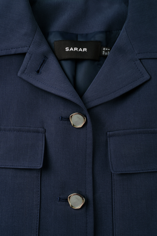 Seth Lacivert Ceket - SARAR WOMAN