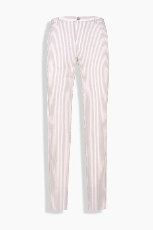 Siduri Çizgili Bej Pantolon - INTERVIEW