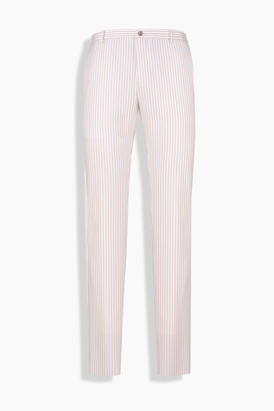 Siduri Çizgili Bej Pantolon - INTERVIEW