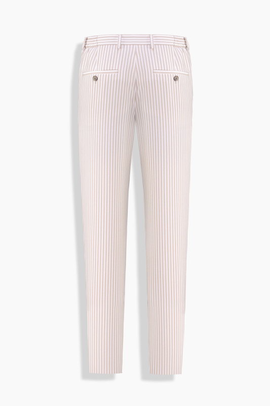 Siduri Çizgili Bej Pantolon - INTERVIEW