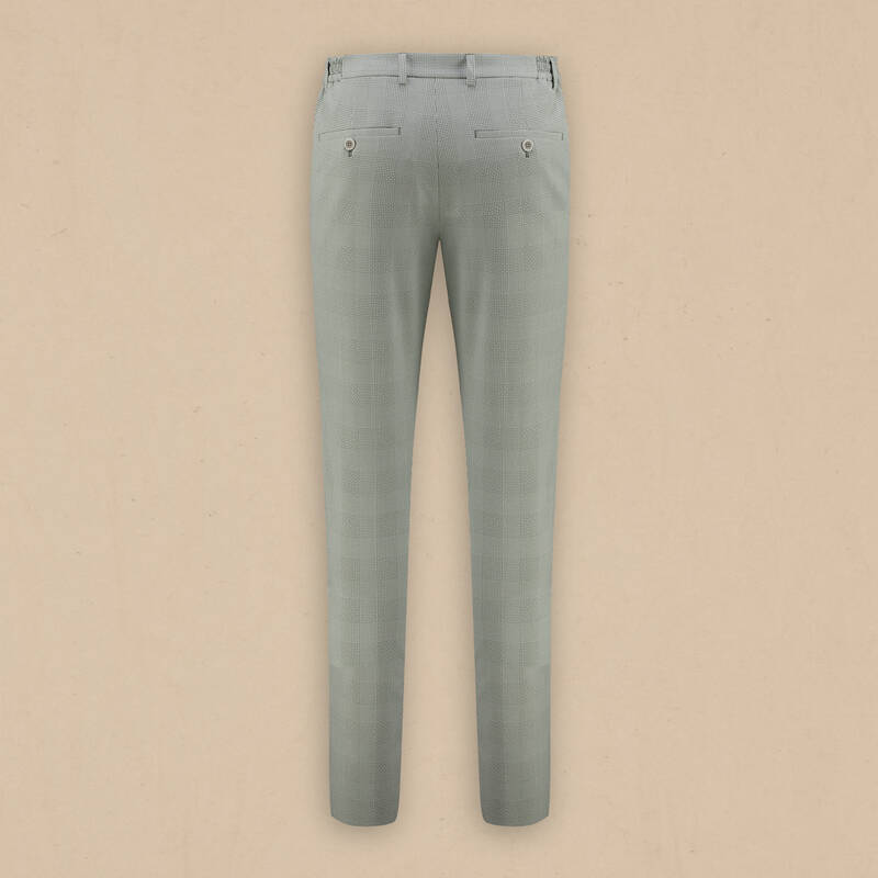 Siduri Ekose Açık Yeşil Pantolon - 2