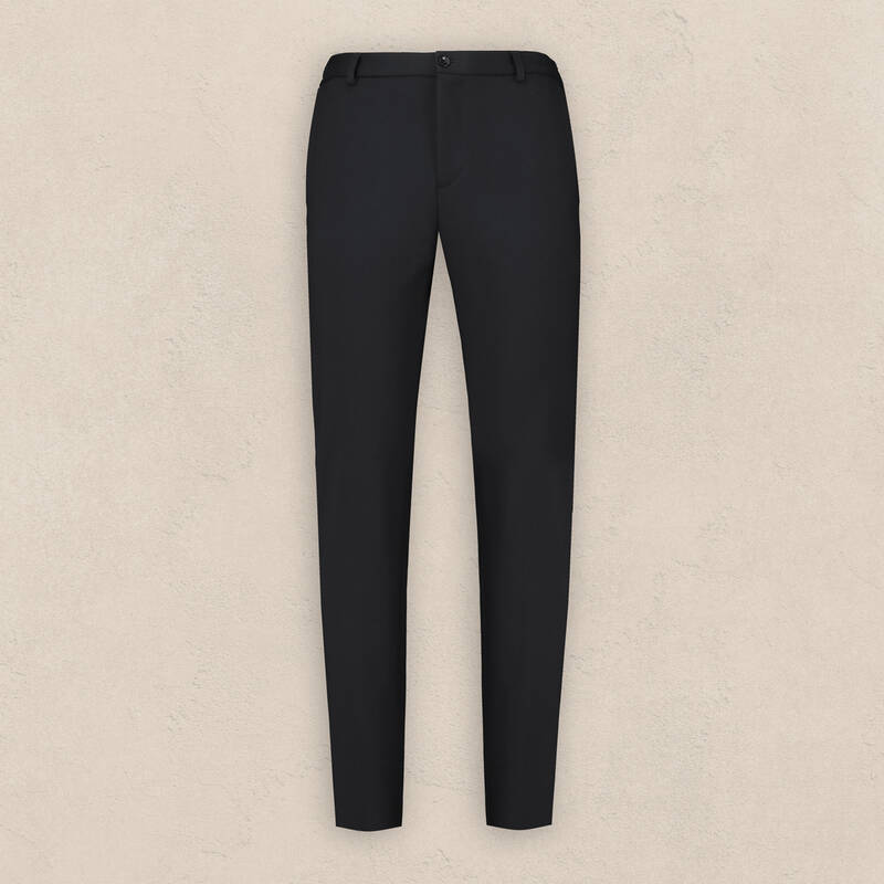 Siduri Slim Siyah Pantolon - 1