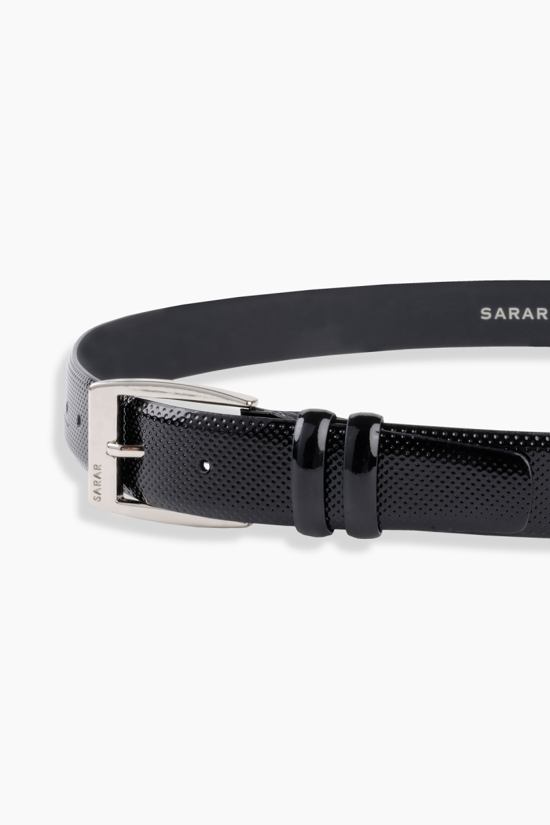 Baskılı Siyah Kemer - 3