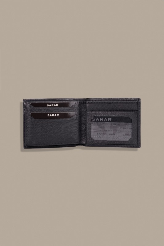 Siyah Deri Erkek Cüzdan - SARAR