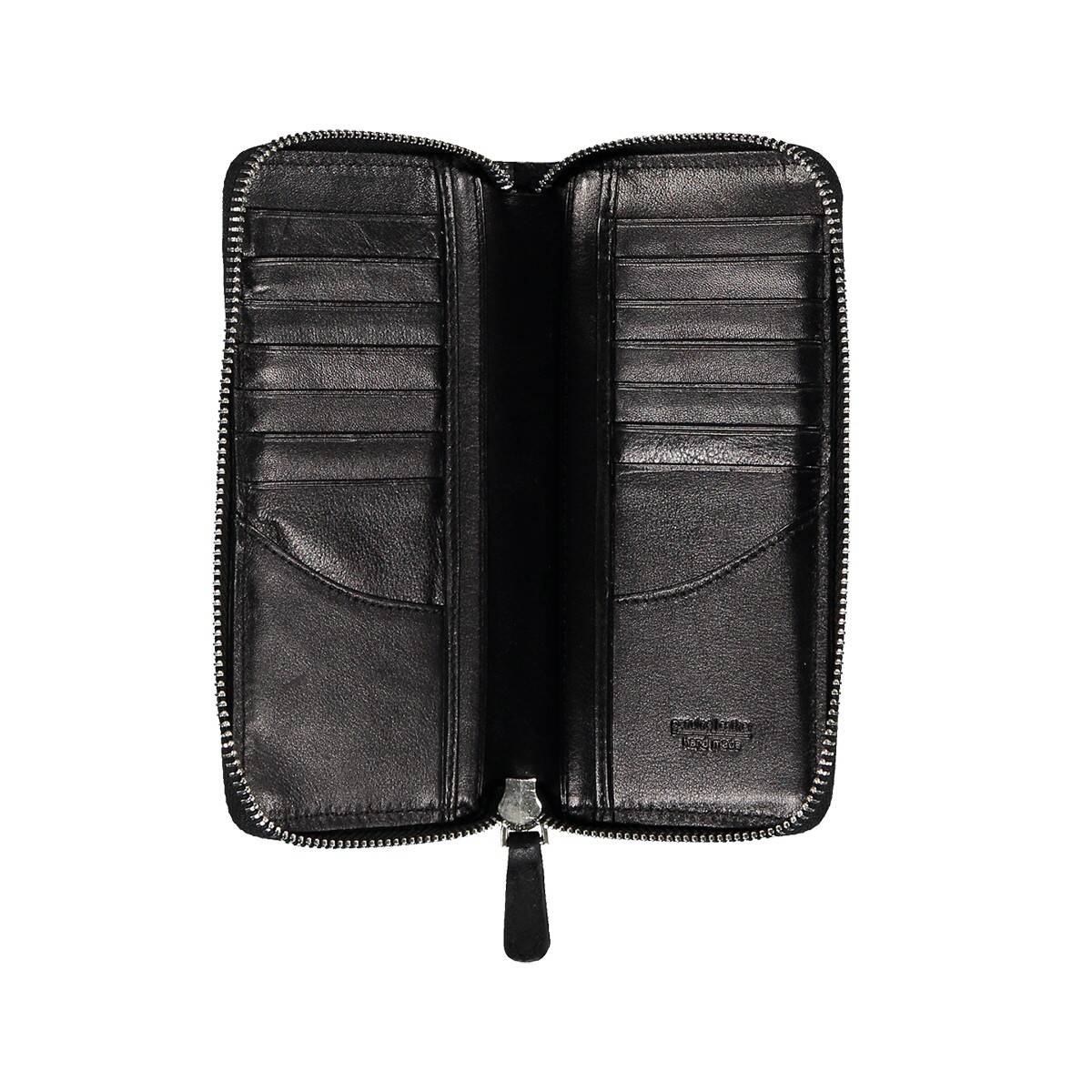 Siyah Deri Portföy Cüzdan - 4