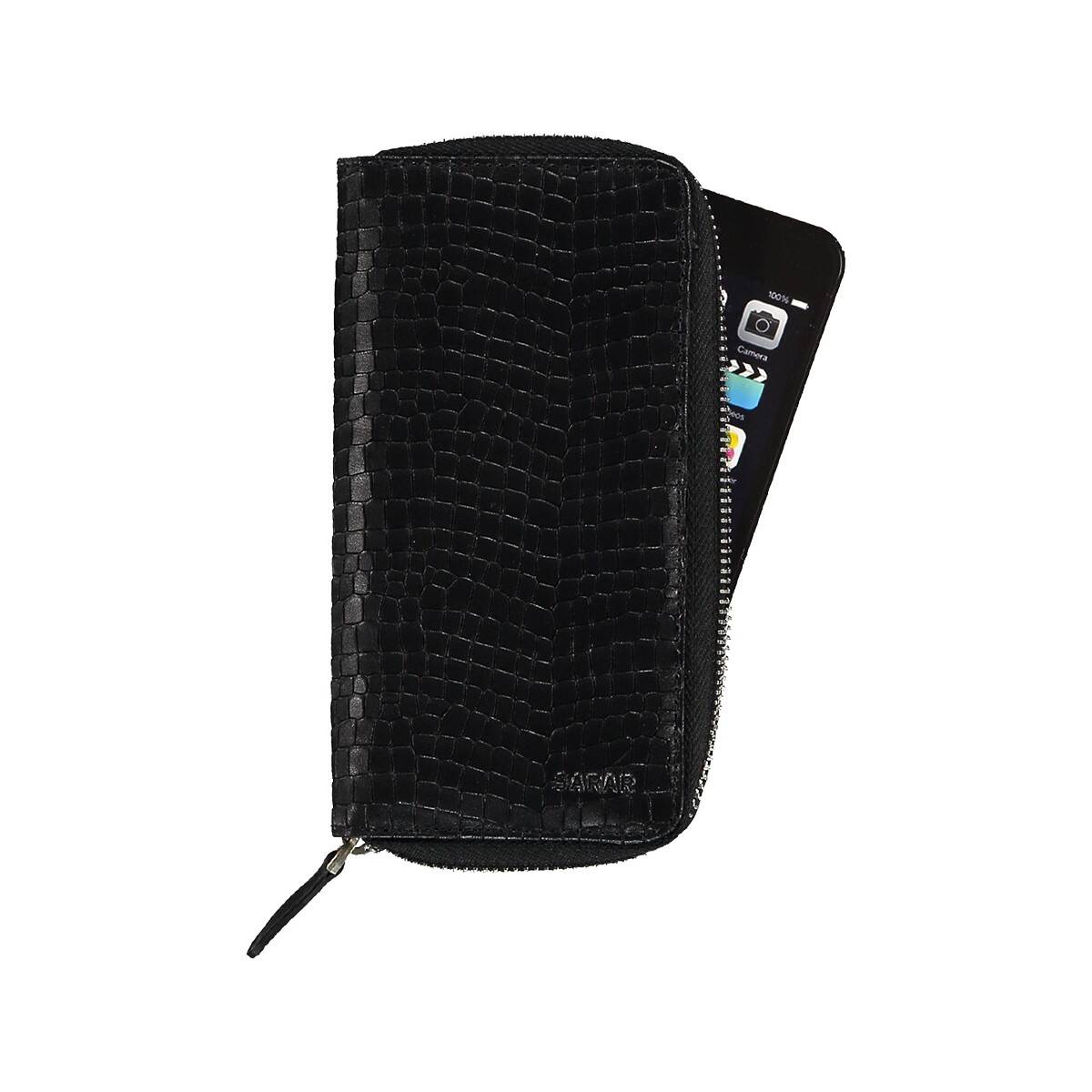 Siyah Deri Portföy Cüzdan - 2