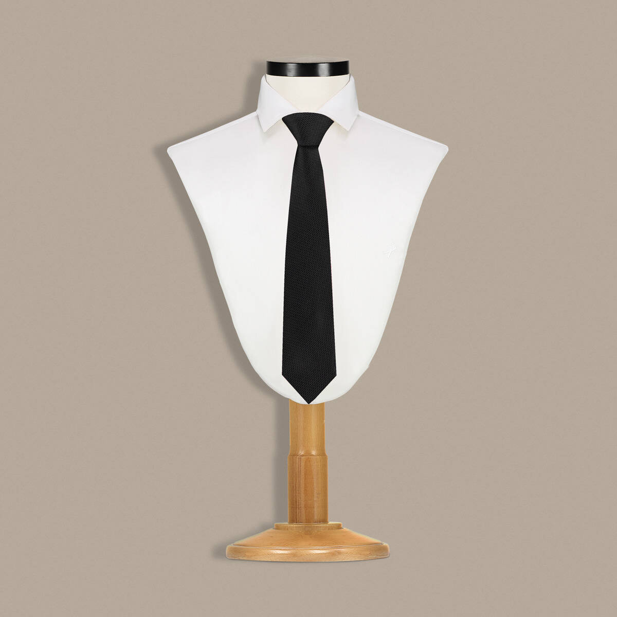 Siyah Düz Renk Kravat C176 - 1