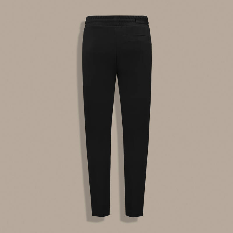 Beli Bağcıklı Siyah Eşofman Altı - 2