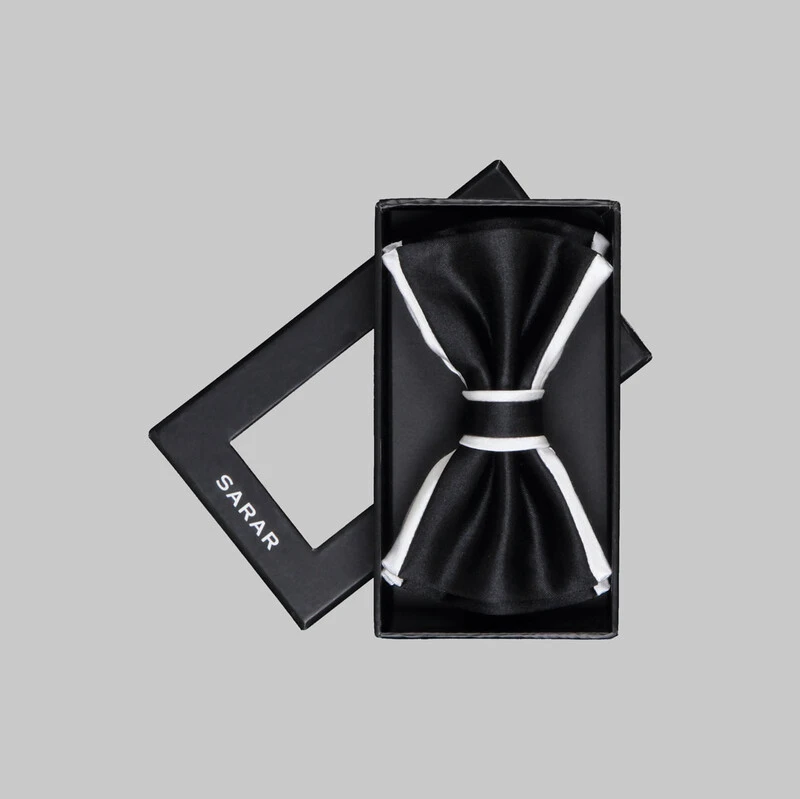 Siyah Beyaz Papyon 16 - SARAR