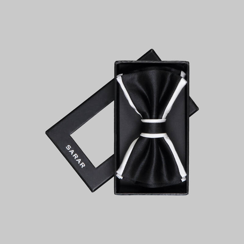 Siyah Beyaz Papyon 16 - 1