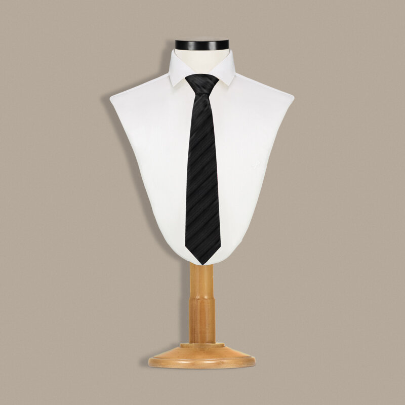 Siyah Renk Çizgili Kravat C175 - SARAR