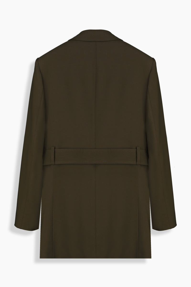 Solin Safari Koyu Haki Ceket - 3