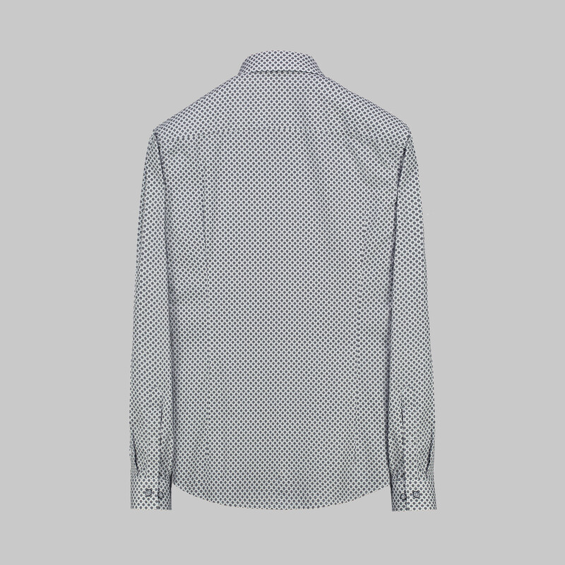 Sosa Desenli Siyah Gömlek - INTERVIEW