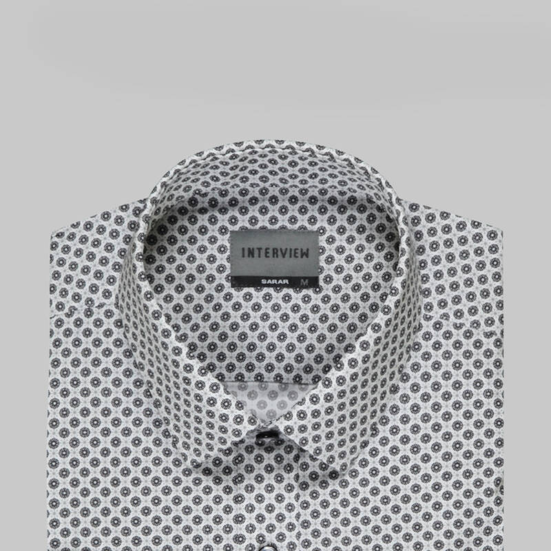 Sosa Desenli Siyah Gömlek - 4