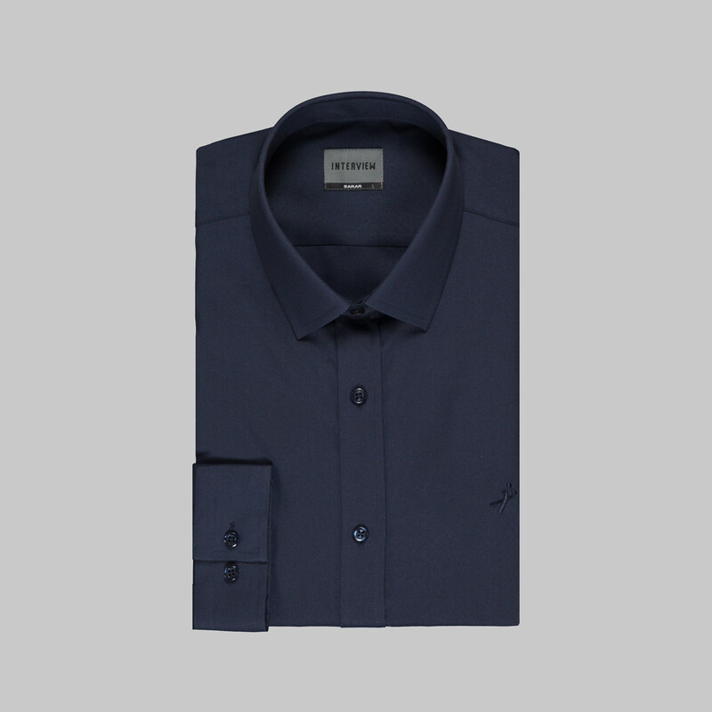 Sosa Koyu Lacivert Gömlek - INTERVIEW