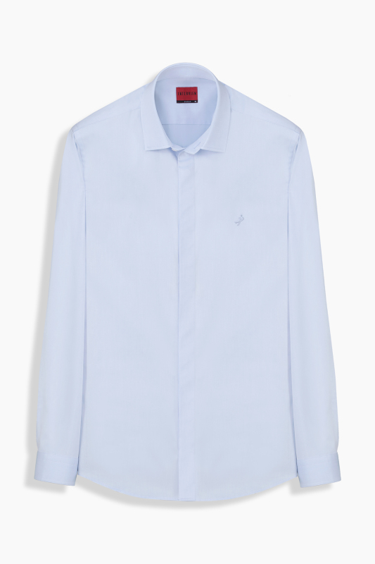 Sosa Soho Pamuklu Açık Mavi Gömlek 