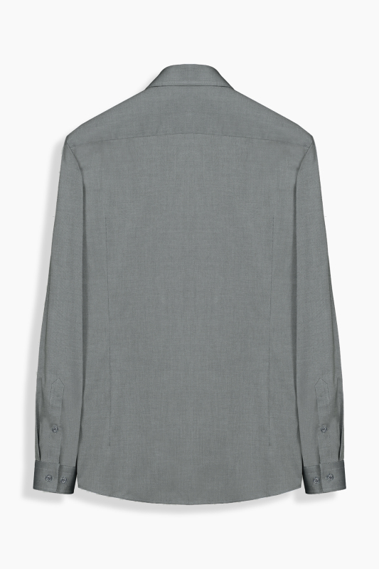 Sosa Soho Pamuklu Gri Gömlek - INTERVIEW