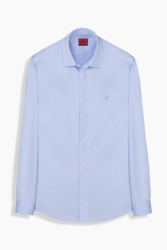 Sosa Soho Pamuklu Koyu Mavi Gömlek 