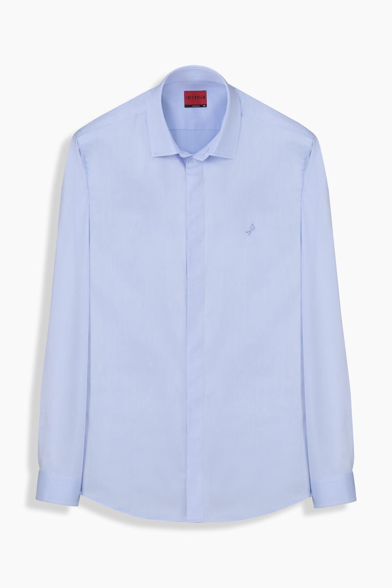 Sosa Soho Pamuklu Koyu Mavi Gömlek - 1