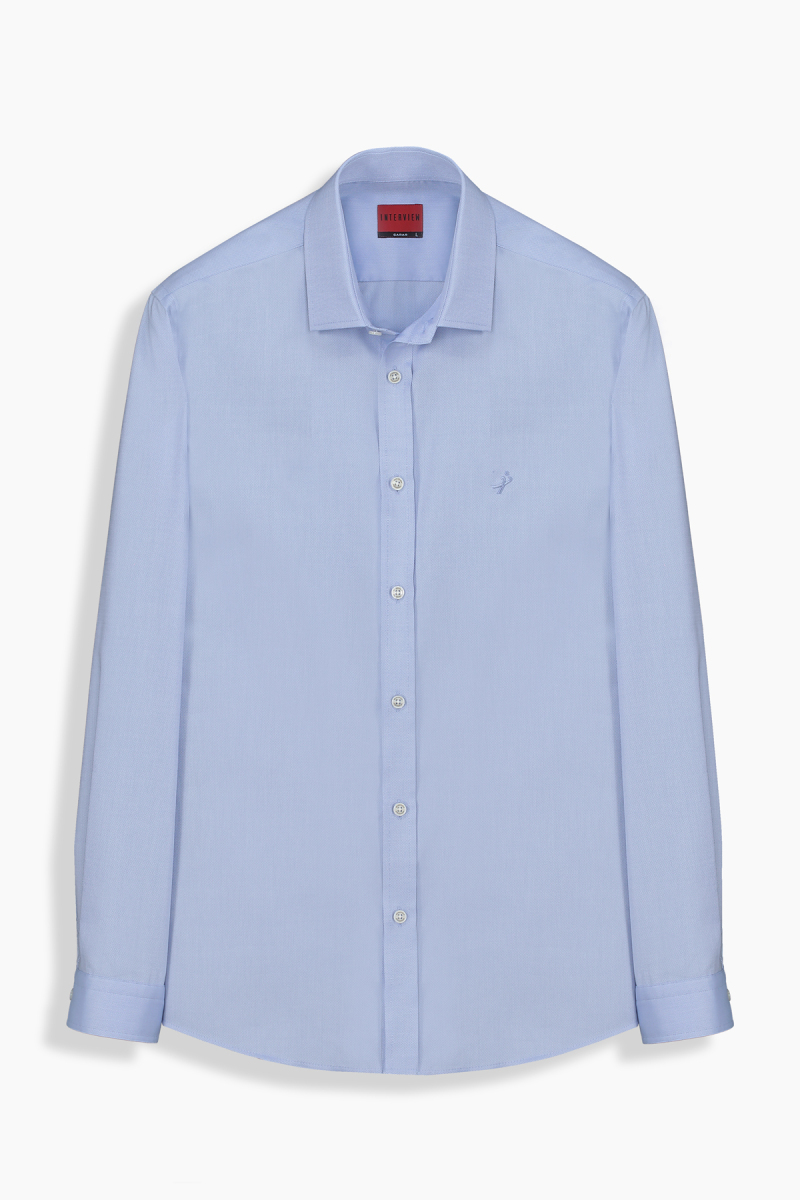 Sosa Soho Pamuklu Mavi Gömlek - 1