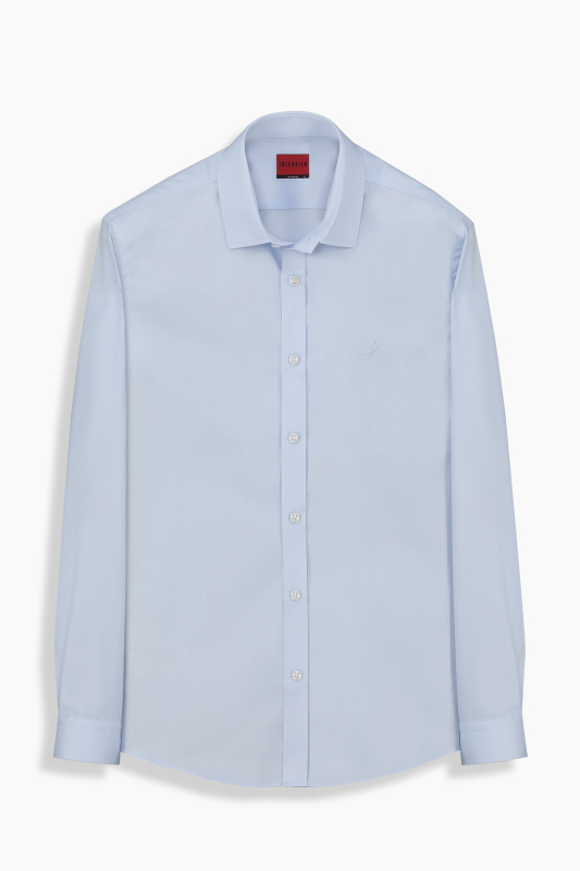 Sosa Soho Uzun Kol Açık Mavi Gömlek - INTERVIEW